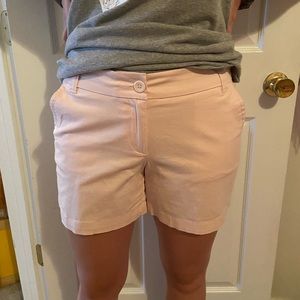 Preppy pink shorts